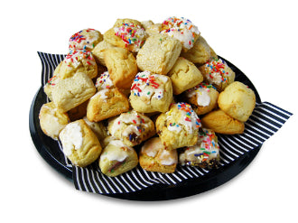 Sicilian Cookies, Tray, Three Pounds (60) Assorted.